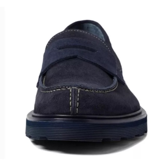 NEW MSRP $228 GOOD MAN BRAND Lexington Loafer in Navy Suede - Picture 3 of 14